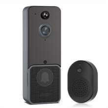 Wireless WiFi Video Doorbell Camera PIR Human Detection Cloud Storage Outdoor Door Bell Intercom Home(Without)