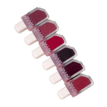 6 STUKS Lipgloss Fluweel Satijn Lippenstift Lip Ijs Lip Glazuur Waterdicht Langdurige Schoonheid Vrouw Lippen