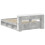 VidaXL vidaXL Bed Frame with Storage Concrete Grey 140 x 190 cm 2