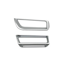 For Prius 60 Series 2023 2024 Car Air Conditioner Outlet Vent Cover Frame Trim Interior Accessories (Silver)