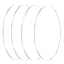 Clear Round Acrylic Sheets 8 Inch Diameter 1/8Inch Thick Acrylic Glass Circles for Signs, Printing, Cake Discs, DIY Crafts