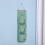 (Green) Mount Wall Dormitory Storage Pouch With Emoji Print Organization For Design 1
