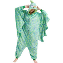 Kostium Kigurumi Piżama Onesie Paw Miękki Wygodny Stylowy Zielony M
