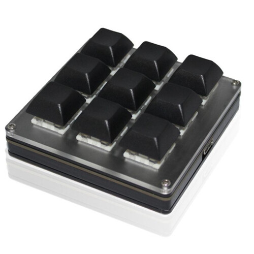 9-Key Wireless Customizable Keyboard 2.4G USB  Tri-Mode Key Customization Hot-Swappable Keys