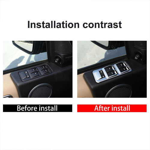 Car Window Lift  Button Control Panel Frame Cover Trim for   3 LR3  Sport 1