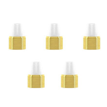 60X Plastic Cup 9 Oz Hard Disposable Cup Plastic Wine Glass Party Wedding Wine Glass Transparent Plastic Cup -Gold Rim