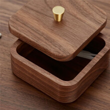 Nordic Simple Black Walnut Dental Floss Box Home Personalized Box
