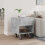 VidaXL vidaXL Bedside Table Concrete Grey 40.5 x 40 x 48 cm Engineered Wood 2