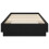 VidaXL vidaXL Floor Bed Frame Black Oak 80 x 200 cm Engineered Wood 2