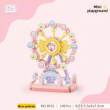 (Ferris Wheel)Playground Street Scene Construction Set Building Blocks Diy Toys Playrooms For