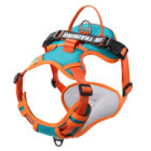 (Green, M) Nonslip Dog Nylon Chest Harness With Reflective And Breathable Design Secure For