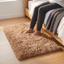 (BEIGE, 60X110 CM) Extra Large Rugs Fluffy Shaggy Living Room Rug
