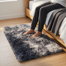 (DARK GREY, 60X110 CM) Extra Large Rugs Fluffy Shaggy Living Room Rug