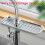 (Gray Long)Durable Stainless Steel Sink Shelf With Multipurpose Holders For Storage Kitchen 1