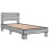 VidaXL vidaXL Bed Frame with Headboard Grey Sonoma 80 x 200 cm 2