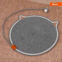 (Black, 50cm) With Pet Cushion Washable Cotton Rope And Multisize Options For Indoor Cats