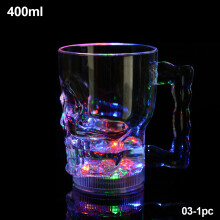 (03, 280-480ml) Neue blinkende Tasse Wein Bier Whiskey Becher Wasser Getränke Trinkglas LED automatisch leuchtende Tasse Party dekorative Lieferungen