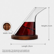 Premium-Weindekanter aus Glas mit großer Kapazität, kreativer Weinausgießer, dekoratives Barzubehör für den Einsatz in der Restaurant-Heimbar