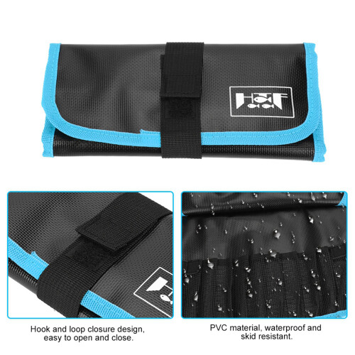 Angelgerät Tasche Wasserdicht Blau PVC Material