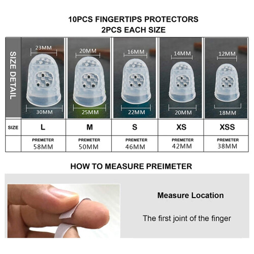 Guitar  Kit Include Thumb Finger Picks,Fingertip Protectors for Guitar Ukulele & Other String Instruments 2