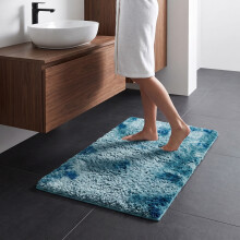 (TEAL- TYE DYE, 50X80 CM) Extra Large Rugs Fluffy Shaggy Living Room Rug
