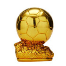 (15cm/5.91in) Qatar Ballon Dor Trophy Ornament Memorabilia Souvenir Gift Soccer Football