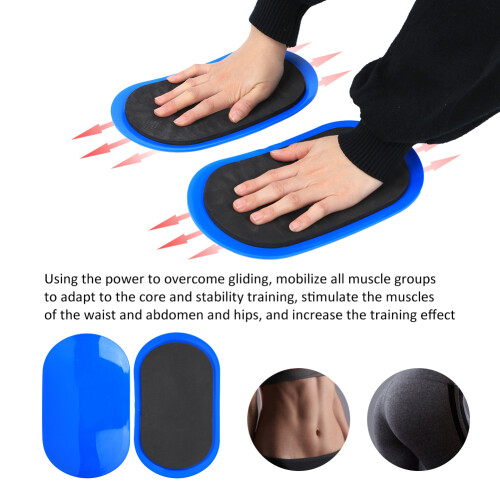 Yoga Gleitplatten Blau 2er Set 1