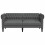 VidaXL vidaXL Sofa Dark Grey 182.5 x 74.5 x 74.5 cm Polyester 5