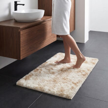(CREAM- TYE DYE, 50X80 CM) Extra Large Rugs Fluffy Shaggy Living Room Rug
