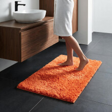 (ORANGE, 50X80 CM) Extra Large Rugs Fluffy Shaggy Living Room Rug