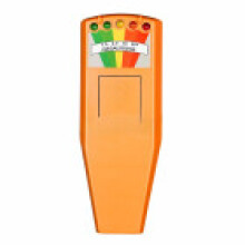 (Orange) Portable High Sensitivity Emf Meter Professional Universal Magnetic Field Detector Emf Detection Ghost Hunting In Home Equipment