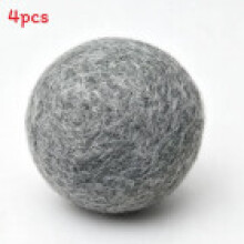 (Dark Gray) Wool Dryer Balls For Static Reduction And Fabric Softener Laundry In Household