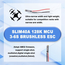 2X Slim40A Talon32 128K MCU 3-6S Borstlös ESC för QAV 170-330 RC för FPV Racer RC-Modeller Tillbehör
