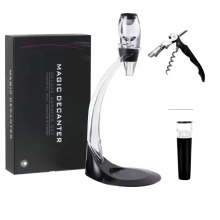 (F) Tragbarer Rotwein-Dekanter-Belüfter Bernoulli Air Magic-Belüfter Rot-Weißwein-Whisky-Schnelldekanter-Ausrüstung Barzugang