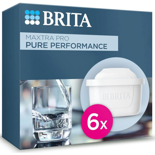 BRITA BRITA MAXTRA PRO Pure Performance Water Filter Cartridge 6 Pack