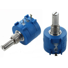 2 Pcs 10-Turn Rotary Wire Wound Precision Potentiometer, 3590S-2-103L 10K Ohm & 3590S-2-502L 5K Ohm