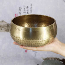 Nepal Handmade Buddha Sound Bowl Yoga Meditation Chanting Singing Bowl Brass Chime Handicraft Music Therapy