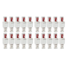 20 x Network Connectors Tool-Free RJ45 CAT6 LAN UTP Cable Plug Without Tools Cat5 Cat7 Installation Cable Patch Cable