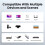 Cat6/Cat6a 48 Pack Slim RJ45 UTP Network Cord 10Gbps Cat 6 Patch Cable for PS5 Patch Panel to  Flexiable 8