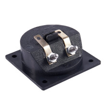4X Square Shape Double Binding Post Type Speaker Box Terminal Cup Black