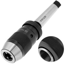 Keyless Lathe Drill Chuck Drill Chuck 1-16mm Capacity 45 Steel Self Tighten Keyless Lathe Drill Chuck with MT3-B18