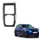 Auto Carbon Fiber Central Gear Shift Panel Control Panel Decal Interior Modification for  X3 2021 2022 5