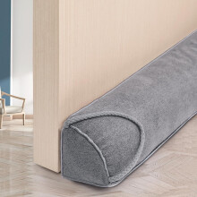 Burlete para Puerta Antiviento Aislante Duradero Sólido 92 cm Gris — aislante bajo puerta, tope puerta suelo