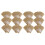 150Pcs Burlap Lace Cutlery Pouch Rustic Wedding Tableware Knife Fork Holder Bag Hessian Jute Table Decoration 1