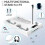 Game Controller Charging Station for PS5 / PS5 Slim Stand, with 3 Level Cooling Fan,Cooling Station for PS5 Game Console 7