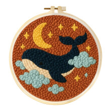 (CCX-917, 20x20cm) GATYZTORY Stanznadel-Stickset, Cartoon-süße Tiere, Teppich, Tufting, Nähen, Stanznadel-Set, DIY-Handwerk für Erwachsene