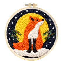(CCX-1082, 20x20cm) GATYZTORY Stanznadel-Stickset, Cartoon-süße Tiere, Teppich, Tufting, Nähen, Stanznadel-Set, DIY-Handwerk für Erwachsene