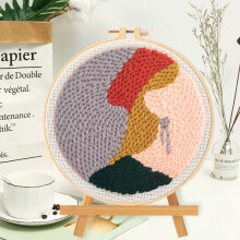 (CCX-164-2020) CHENISTORY  Character Diy Needle Punch Kit Painting Decor Art Kits For Adults Cartoon Punch Needle Kits Adults Original