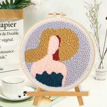 (CCX-165-2020) CHENISTORY Character Diy Needle Punch Kit Painting Decor Art Kits For Adults Cartoon Punch Needle Kits Adults Original
