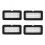 4PCS HEPA+Activated Carbon Air Filter for Flashforge AD5X 99.97% Efficiency for 3D Printer Odor VOC 1